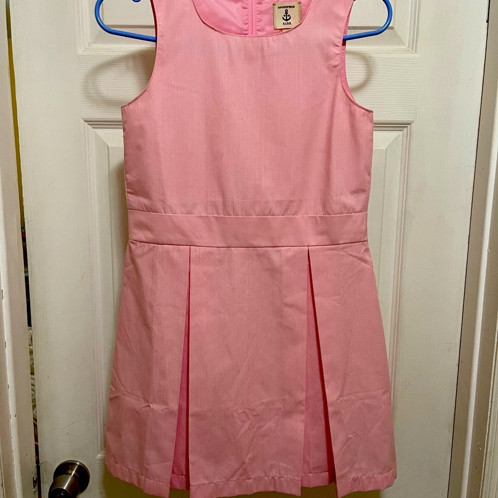 Vintage pink pleated cotton jumper